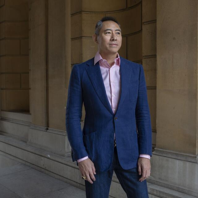 Desmond Shum, author of 'Red Roulette', a controversial book about power and corruption inside China's ruling elite.  *** Local Caption *** great britain UK personalities art authors politics portrait