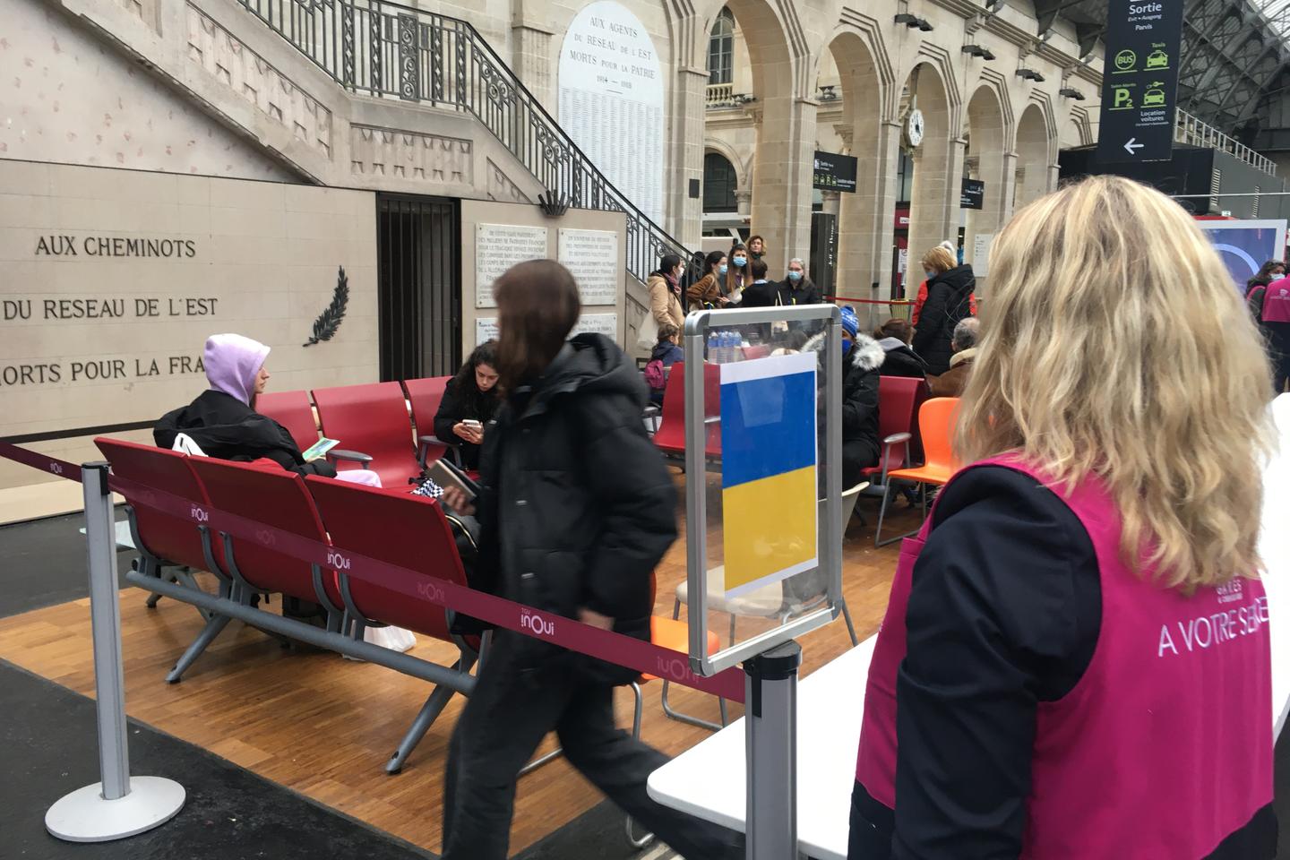 Guerre en Ukraine les gares parisiennes en première ligne de l