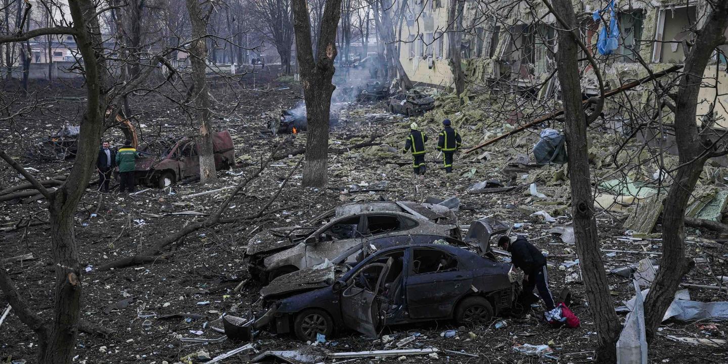 Das Entbindungsheim Mariupol ist laut UNO das dritte seit dem 24. Februar, das abgerissen wurde Das Entbindungsheim Mariupol ist laut UNO das dritte seit dem 24. Februar, das abgerissen wurde