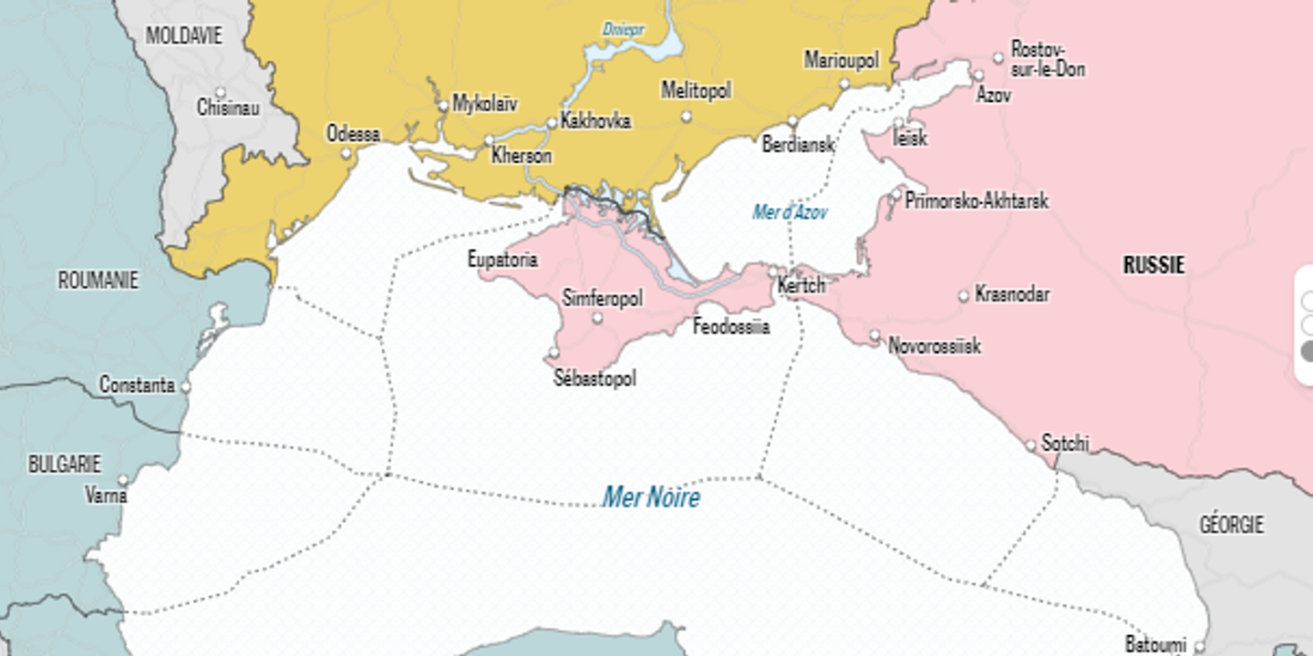 Les Limites De La Puissance Russe La mer Noire, frontière de plus en plus dangereuse entre les zones  d'influence russe et européenne