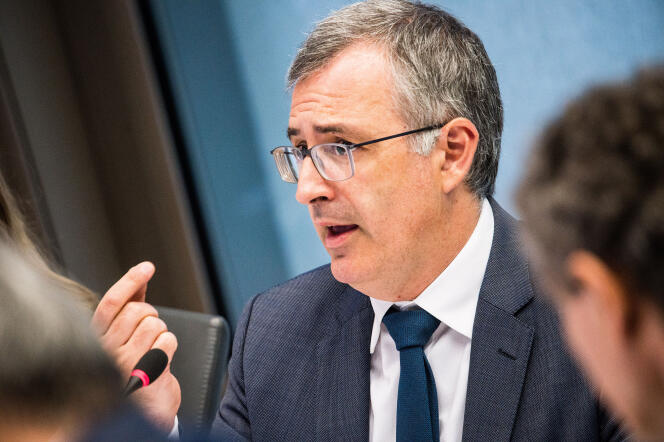 Sergei Kurive during a conference on June 12, 2019 at the European Central Bank headquarters in Frankfurt (Germany).