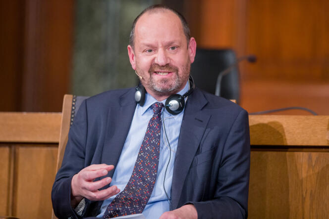 Philippe Sands, juriste et avocat franco-britannique, le 20 novembre 2020, à Nuremberg.