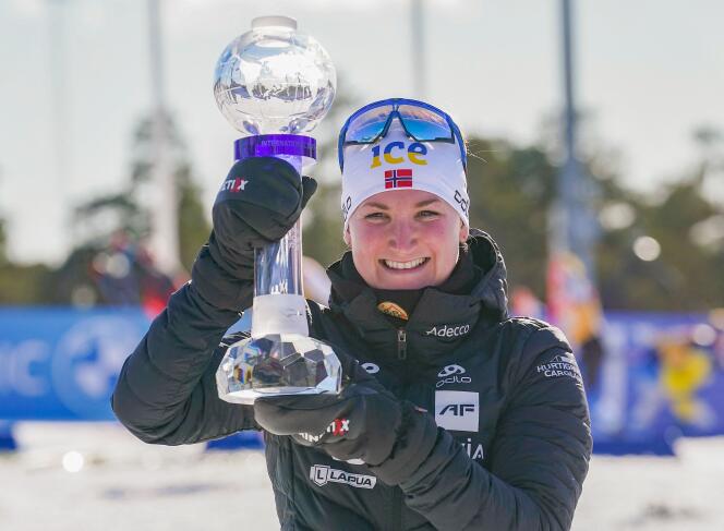 El noruego Marte Olsbu Roeiseland ganó el globo de sprint pequeño al final de la última cita mundialista de esta especialidad en Holmenkollen-Oslo el pasado 18 de marzo.