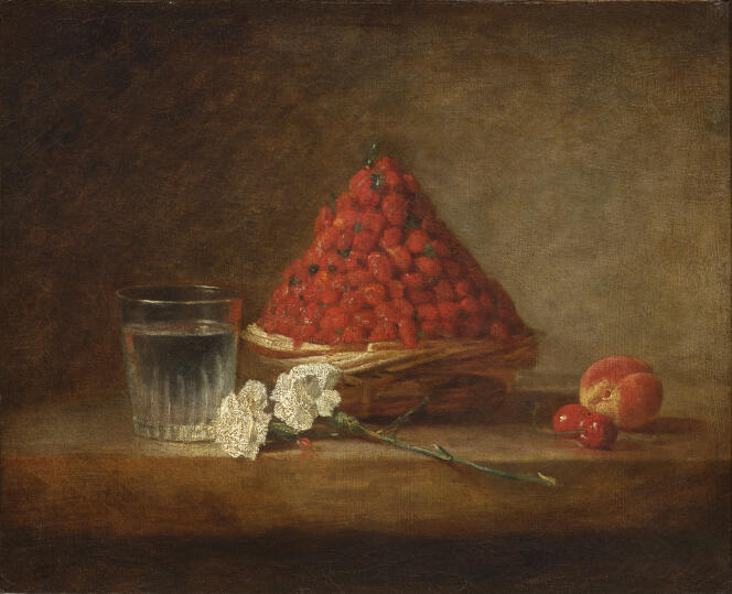 « Le Panier de fraises des bois » (1761), de Jean-Baptiste Siméon Chardin.