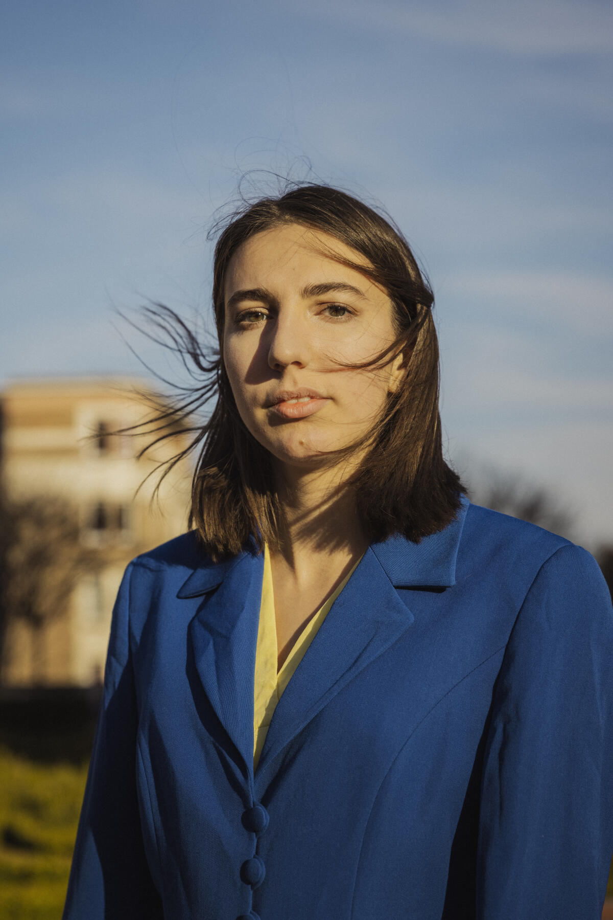 Olena, étudiante ukrainienne à la Cité internationale universitaire de Paris, le 18 mars 2022.