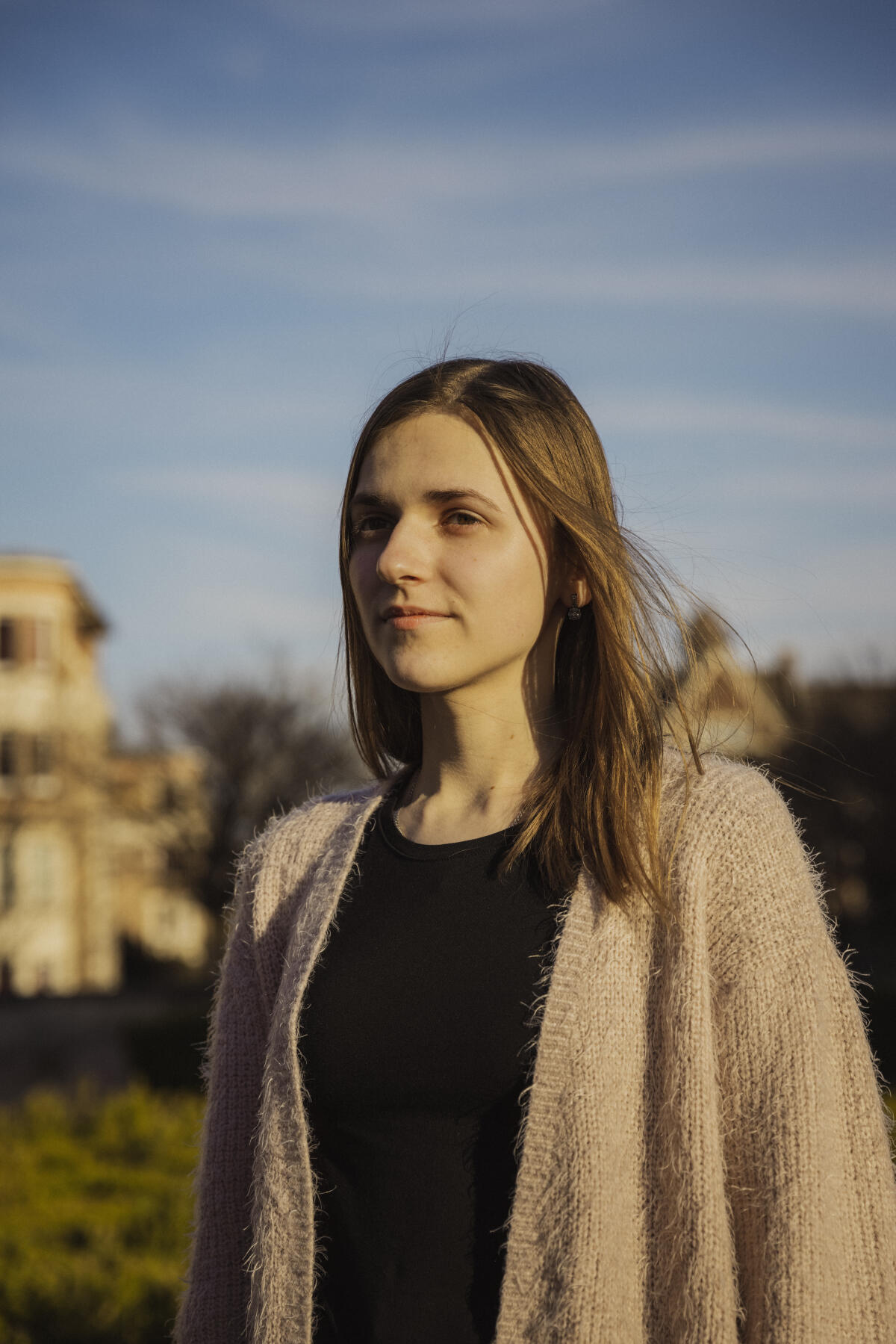 Iryna, étudiante ukrainienne à la Cité internationale universitaire de Paris, le 18 mars 2022.