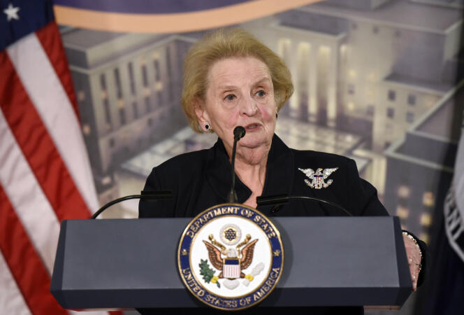 Madeleine Albright en Washington, DC el 10 de enero de 2017.
