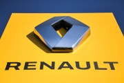 Logo Renault, à Savenay (Loire-Atlantique), le 8 juillet 2019.