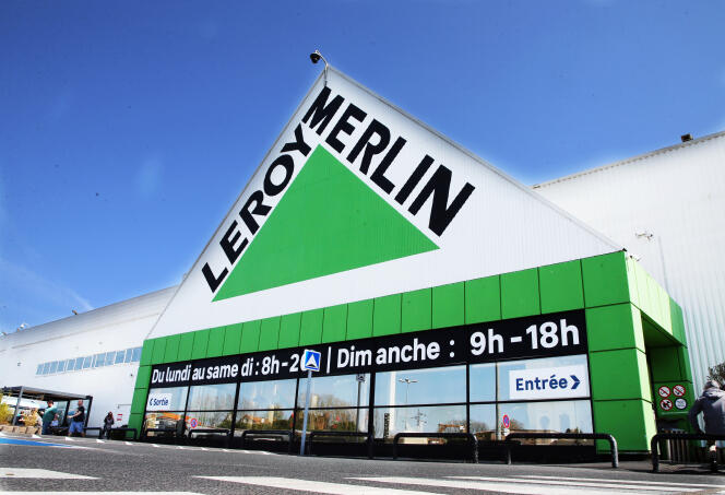 Un magasin Leroy-Merlin, à Bayonne (Pyrénées-Atlantiques), le 24 mars 2022.