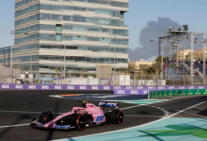Les essais du Grand Prix d’Arabie saoudite de Formule 1 ont été retardés, le 25 mars 2022.