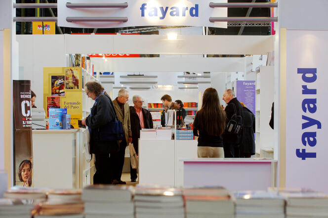 At the Paris Book Fair in 2009.