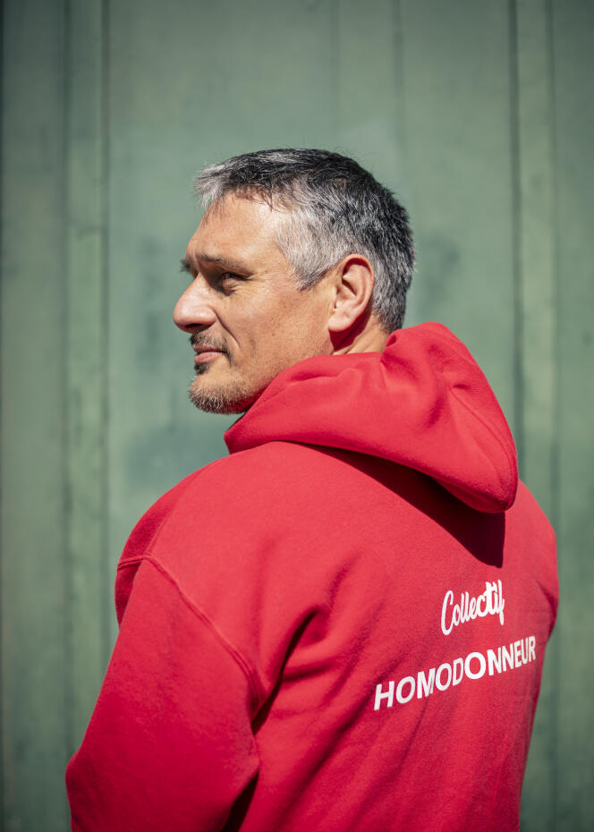 Frédéric Pécharman, coordinateur du collectif Homodonneur, à Toulouse, le 23 mars 2022.