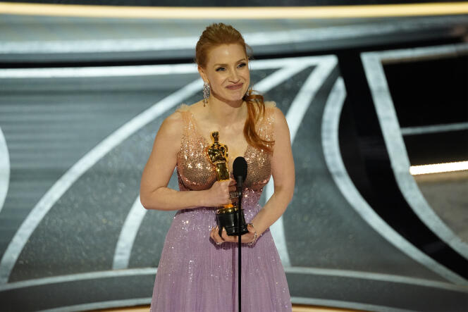 Jessica Chastain is crowned Best Actress for her role in 