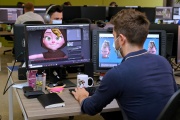 Les bureaux de la société de production et studio d’animation TAT, à Toulouse, le 29 juillet 2021. 