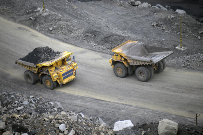 An open-pit coal mine in Kemerovo, Russia, in 2015. 