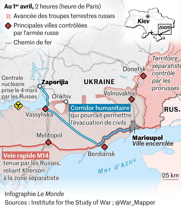 Guerre en Ukraine, en direct : ​attaque ukrainienne sur le sol russe,  reprise des pourparlers, évacuation de Marioupol compromise... Le point sur  la situation