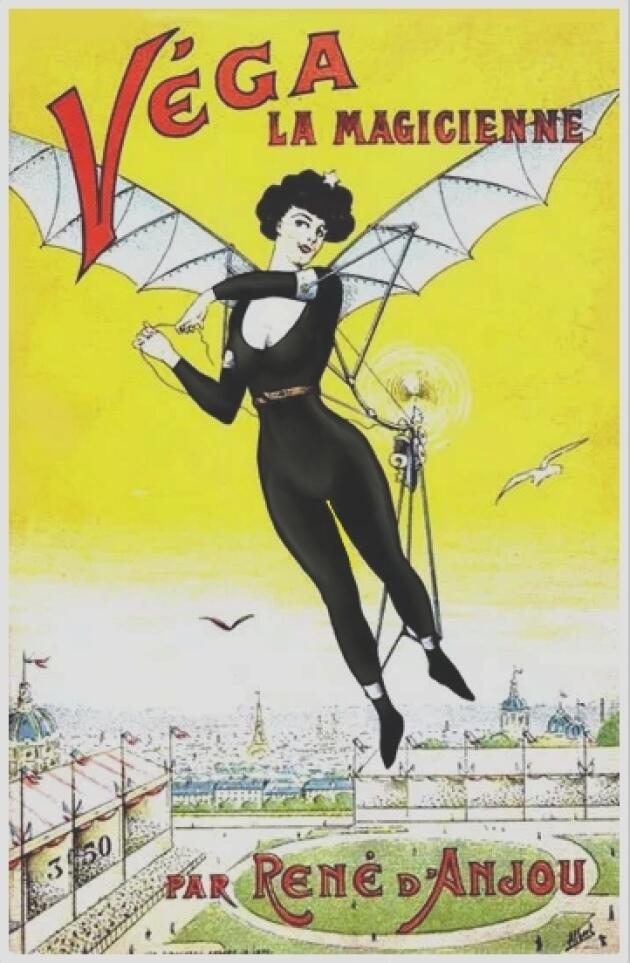 La portada de la novela publicada en 1912 es la única representación que queda de Vega. 