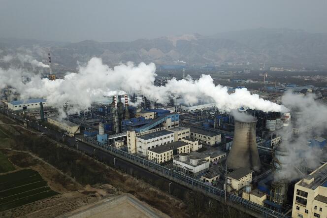 Centrale à charbon à Hejin, province de Shanxi (Chine), en novembre 2019.
