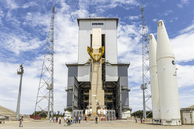 Le site de lancement d’Ariane-6, à Kourou, en Guyane, en septembre 2021. 