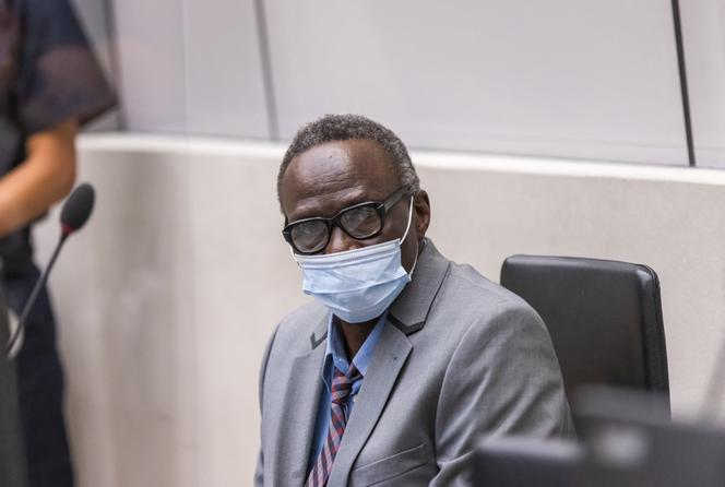 Ali Muhammad Ali Abd-Al-Rahman, former leader of the Janjawid militia in Sudan, at the International Criminal Court in The Hague on April 4, 2022.