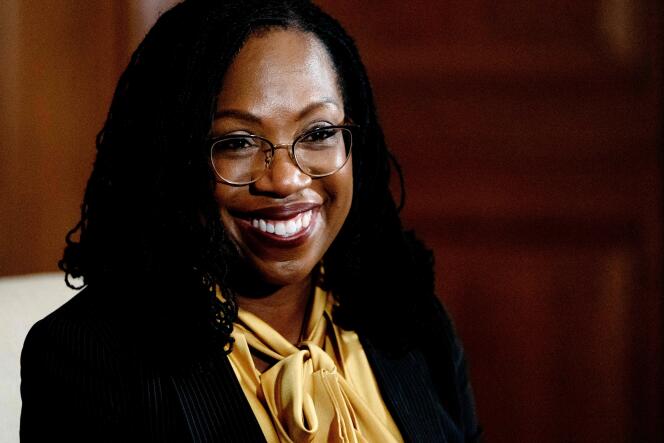 La juge Ketanji Brown Jackson, à Washington, le 2 mars 2022.
