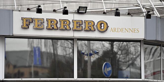 L’usine de Ferrero à Arlon, dans le sud de la Belgique, le 8 avril 2022.