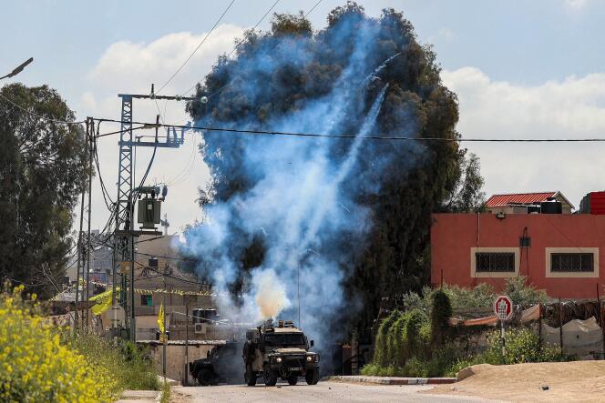 L'armée israélienne mène un raid dans le camp palestinien de Jénine, deux  jours après l'attentat de Tel-Aviv