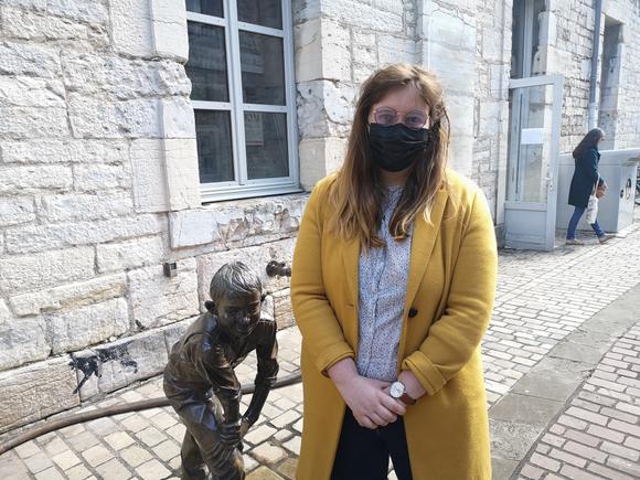 Elise Aebischer, adjointe au maire de Besançon, le 10 avril 2022.