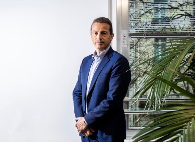 Guillaume Faury, Presidente Esecutivo di Airbus, a Parigi, 8 aprile 2022.