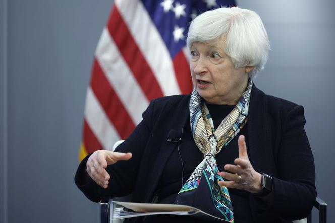 La secrétaire au Trésor, Janet Yellen, le 13 avril à Washington.