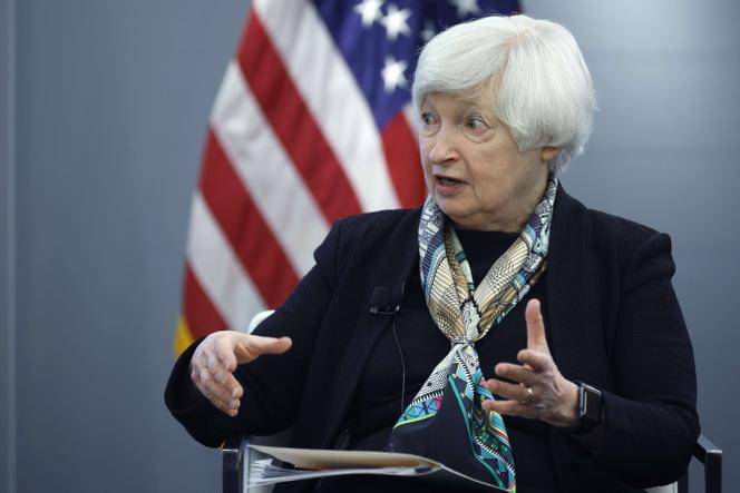 La secretaria del Tesoro, Janet Yellen, el 13 de abril en Washington.