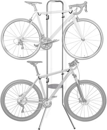 Notre porte-vélo d’intérieur préféré Le rangement pour deux vélos Michelangelo de Delta Cycle