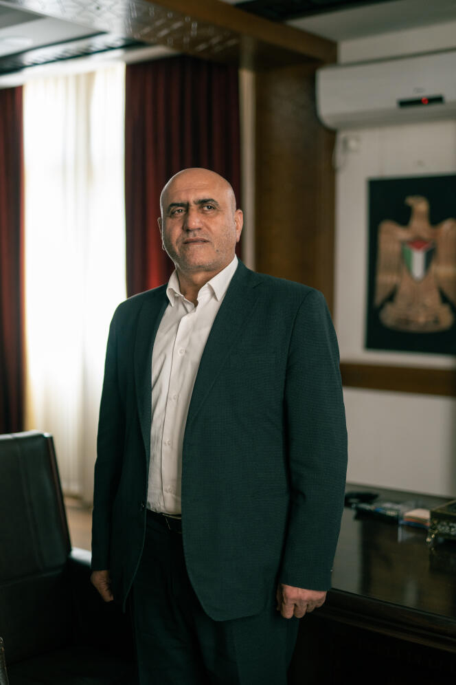 Akram Rajoub, κυβερνήτης της Jenin (Δυτική Όχθη), 12 Απριλίου 2022.