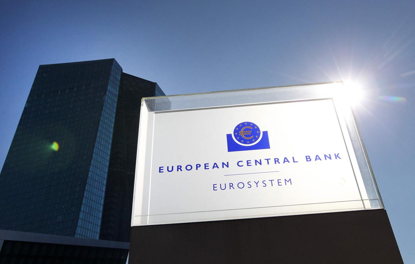 En la sede del Banco Central Europeo en Frankfurt en marzo de 2022.