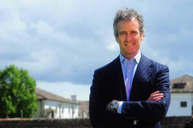 Alessandro Benetton, president of Edizione, the holding company of the Italian family, in Ponzano Veneto (Veneto), in April 2012. 