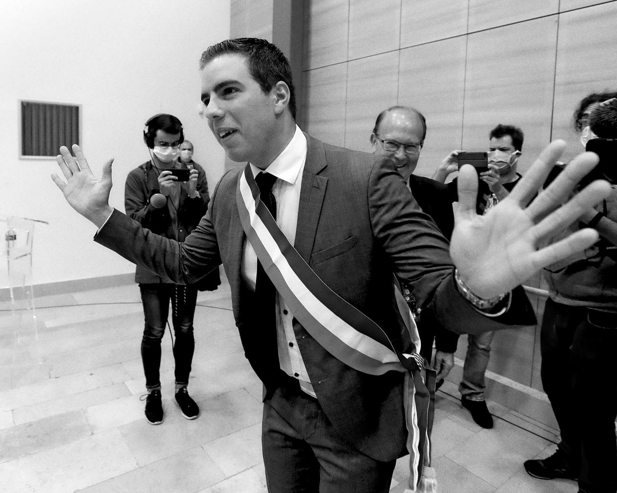 Ludovic Pajot, à Bruay-la-Buissière (Pas-de-Calais), en juillet 2020.