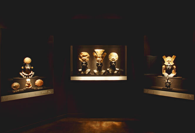 Gold Room in the Larco Museum in Lima, Peru.