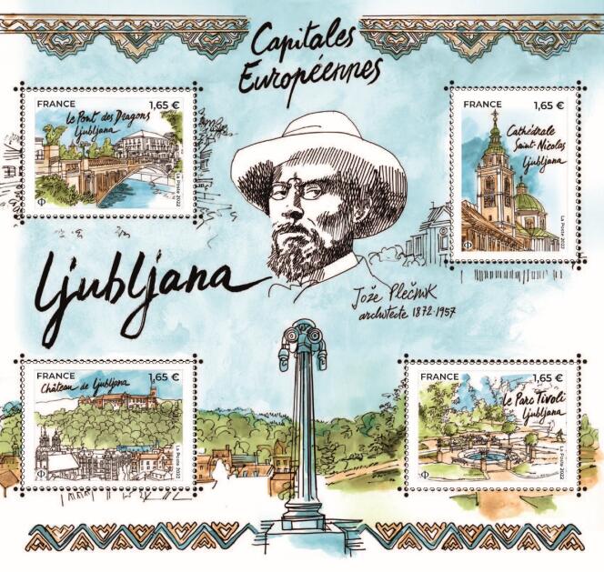 Circulation of 400,000 copies for this block of stamps designed by Alain Bouldouyre, engraved by Line Filhon and printed in offset and intaglio.  General sale on April 25th.