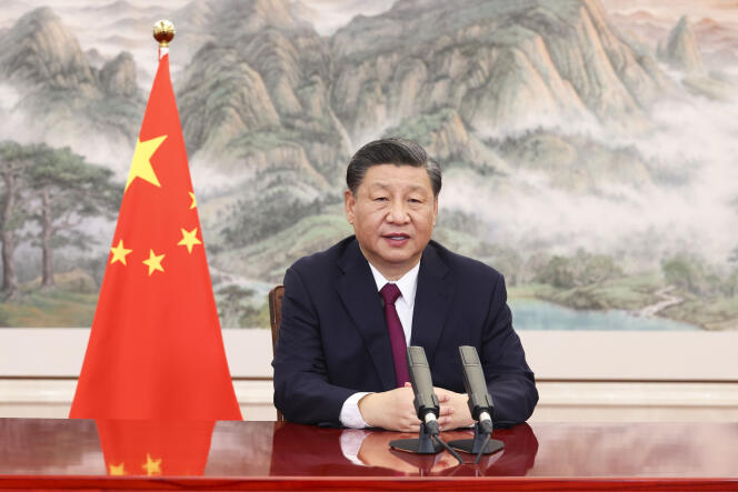 Presidente chinês Xi Jinping em 21 de abril de 2022 na província de Hainan.