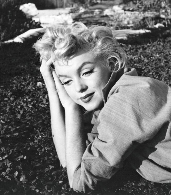 L’actrice américaine Marilyn Monroe, en 1954.