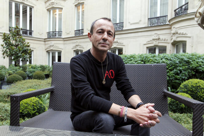 Frenchman Jacques Malaterre, who recently directed the film 'L’Homme de Pékin,' in Paris, September 2017.