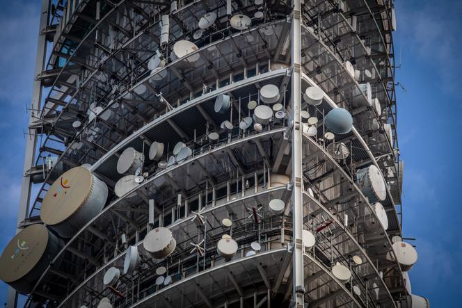 Cellnex Tower, in Barcelona (Spain), 15 July 2020.