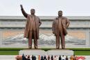 This picture taken on April 25, 2022 and released from North Korea's official Korean Central News Agency (KCNA) on April 26 shows people offering flowers to the statues of former North Korean leaders Kim Il Sung and Kim Jong Il on the occasion of the 90th anniversary of the founding of the Korean People's Revolutionary Army at Mansu Hills in Pyongyang. - - South Korea OUT / ---EDITORS NOTE--- RESTRICTED TO EDITORIAL USE - MANDATORY CREDIT "AFP PHOTO/KCNA VIA KNS" - NO MARKETING NO ADVERTISING CAMPAIGNS - DISTRIBUTED AS A SERVICE TO CLIENTS
THIS PICTURE WAS MADE AVAILABLE BY A THIRD PARTY. AFP CAN NOT INDEPENDENTLY VERIFY THE AUTHENTICITY, LOCATION, DATE AND CONTENT OF THIS IMAGE. (Photo by various sources / AFP) / ---EDITORS NOTE--- RESTRICTED TO EDITORIAL USE - MANDATORY CREDIT "AFP PHOTO/KCNA VIA KNS" - NO MARKETING NO ADVERTISING CAMPAIGNS - DISTRIBUTED AS A SERVICE TO CLIENTS
THIS PICTURE WAS MADE AVAILABLE BY A THIRD PARTY. AFP CAN NOT INDEPENDENTLY VERIFY THE AUTHENTICITY, LOCATION, DATE AND CONTENT OF THIS IMAGE.
