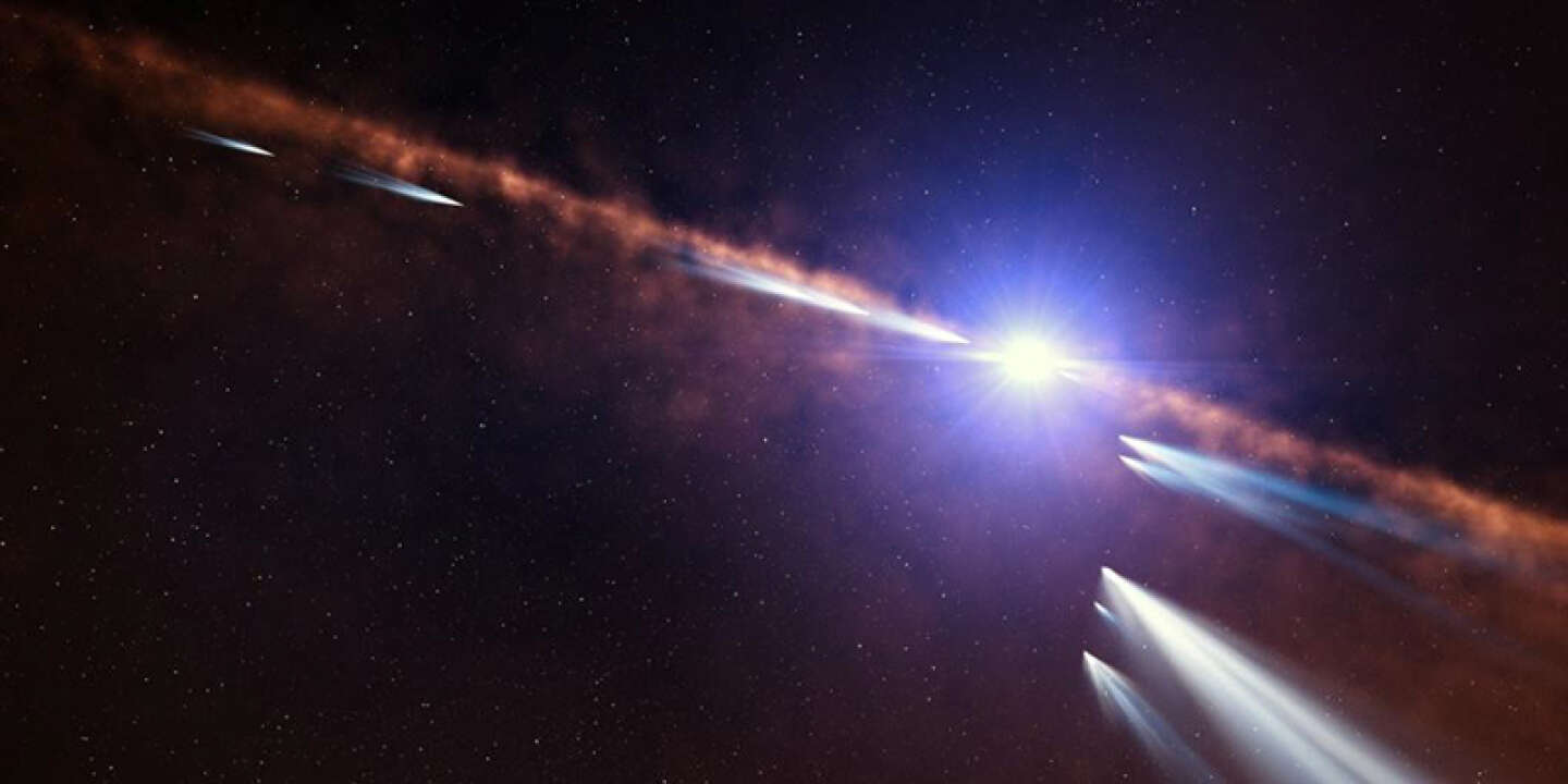 Beta Pictoris, gwiazda wśród komet
