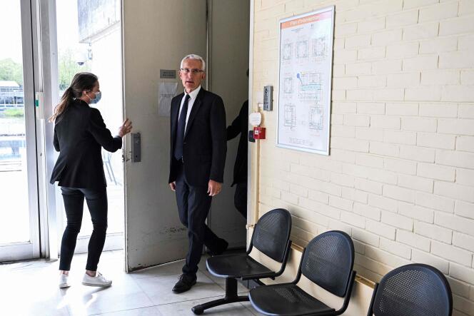 Guillaume Pepy, expresidente de la SNCF, en el tribunal de Evry (Essonne), 28 de abril de 2022.  