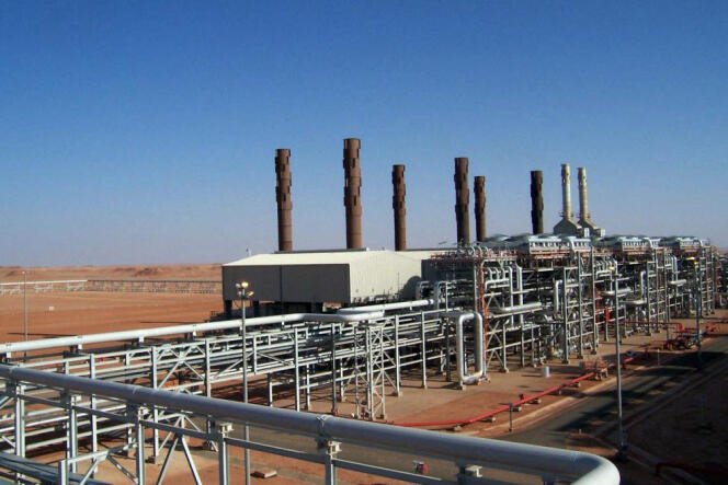 Le site gazier d’In Amenas au Sahara, à 1 300 kilomètres au sud-est d’Alger, en janvier 2013.