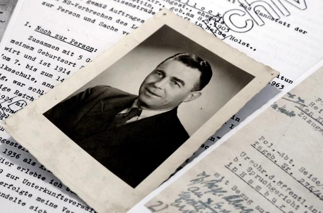 An undated photo of Walter Schallock, second lieutenant of the SS stationed in Lviv (Ukraine), who took part in several operations, including 1005.