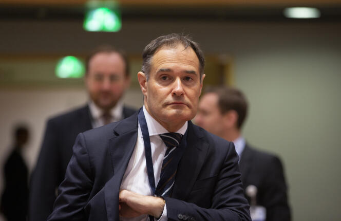 Fabrice Leggeri, saat itu direktur Frontex, pada Desember 2019 di Brussels.