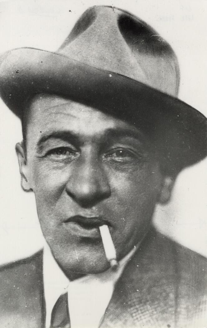 L’écrivain Blaise Cendrars, auteur, en 1925, de « L’Or », et, en 1926, de « Moravagine ».