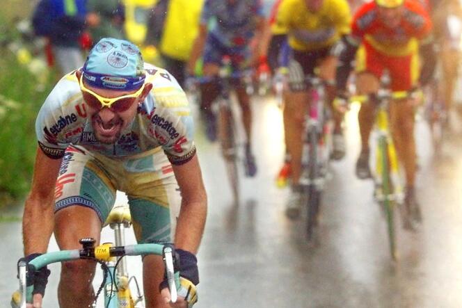Marco Pantani, op de Tour de France 1998.